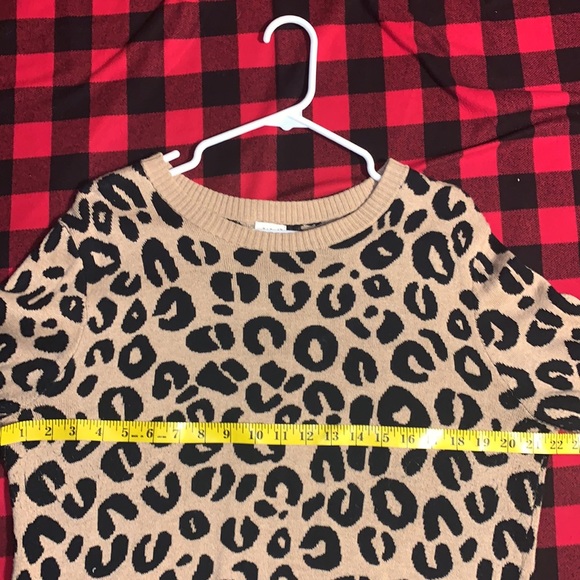 A New Day. NWOT. Leopard Print Sweater - Picture 4 of 5